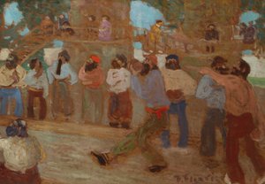 Bocce Court by Pedro Figari